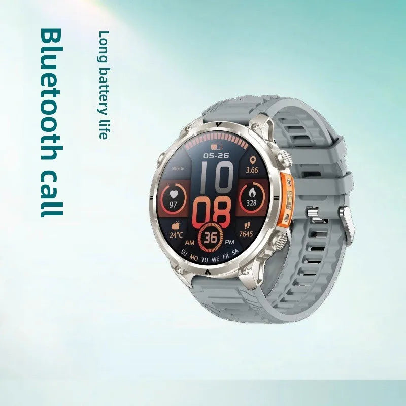 2026 for Cross-Border New MK100 Smart Watch 17 Large AMOLED Screen GPS Positioning Sports Waterproof Heart Rate Monitoring