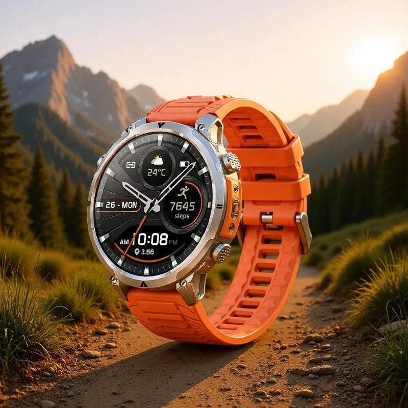 2026 for Cross-Border New MK100 Smart Watch 17 Large AMOLED Screen GPS Positioning Sports Waterproof Heart Rate Monitoring