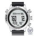 Mens Outdoor Sports More 100m Waterproof Silicone Smart Dive Computer Watch Altitude Barometer Compass Temperature Display