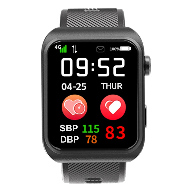 New Technology Support Dynamic Heart Rate Red Blood Oxygen Blood Pressure Monitor Adult Relojes Men Women Smart Watch