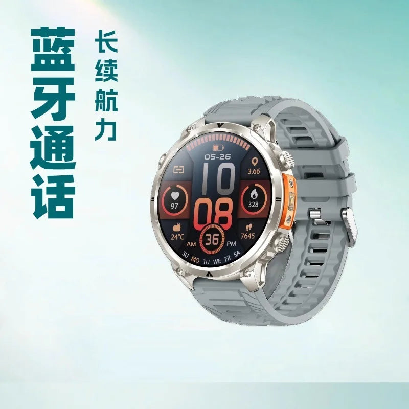 2026 for Cross-Border New MK100 Smart Watch 17 Large AMOLED Screen GPS Positioning Sports Waterproof Heart Rate Monitoring