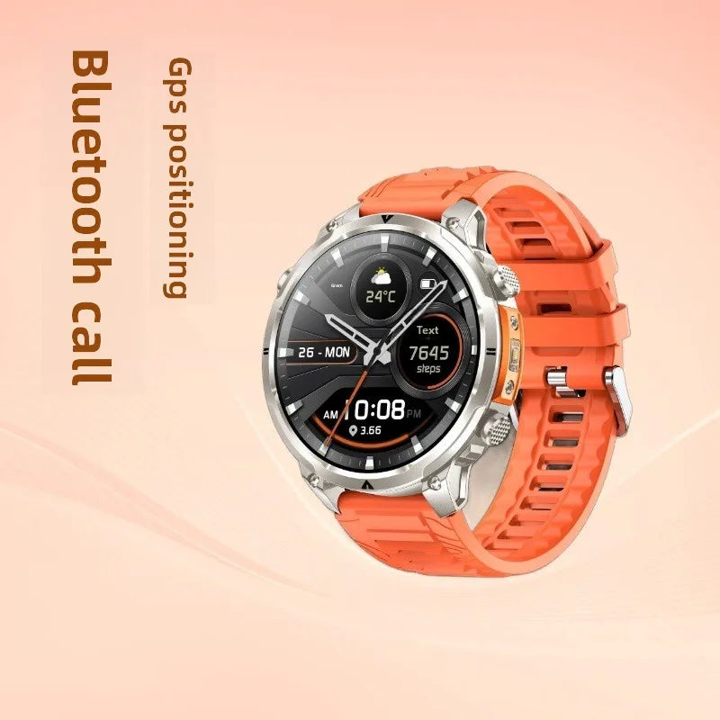 2026 for Cross-Border New MK100 Smart Watch 17 Large AMOLED Screen GPS Positioning Sports Waterproof Heart Rate Monitoring