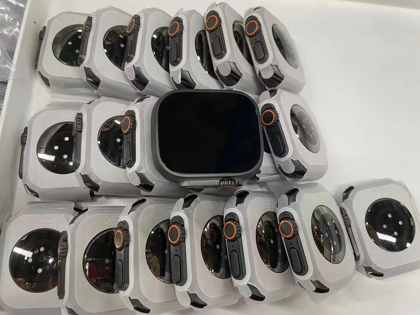 Wholesale Original Used Smart Watch for Watch Series 9 S9 S8 S7 S6 S5 Compass Square Design IP68 Waterproof OLED Display