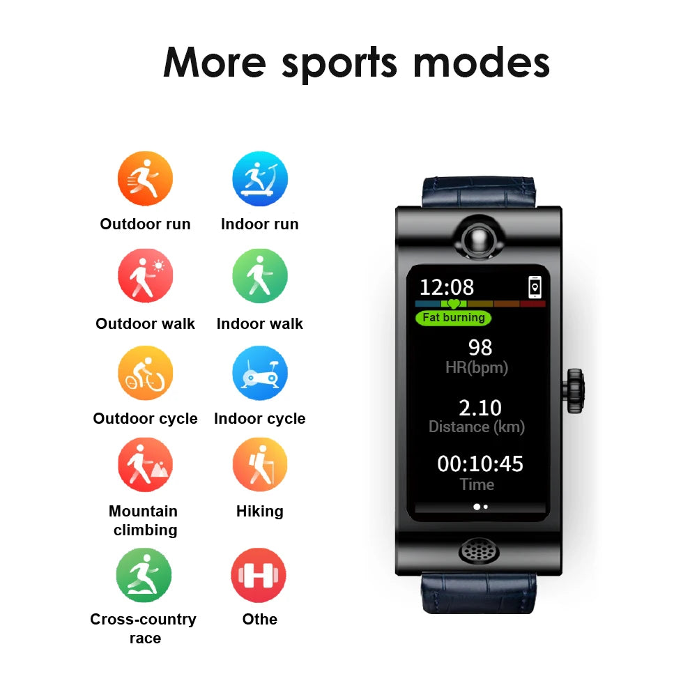 ROCAR Alcohol Smart Watch New Waterproof Thermometer Fitness Activity Tracker Heart Rate Monitor Watch Smart Bracelet