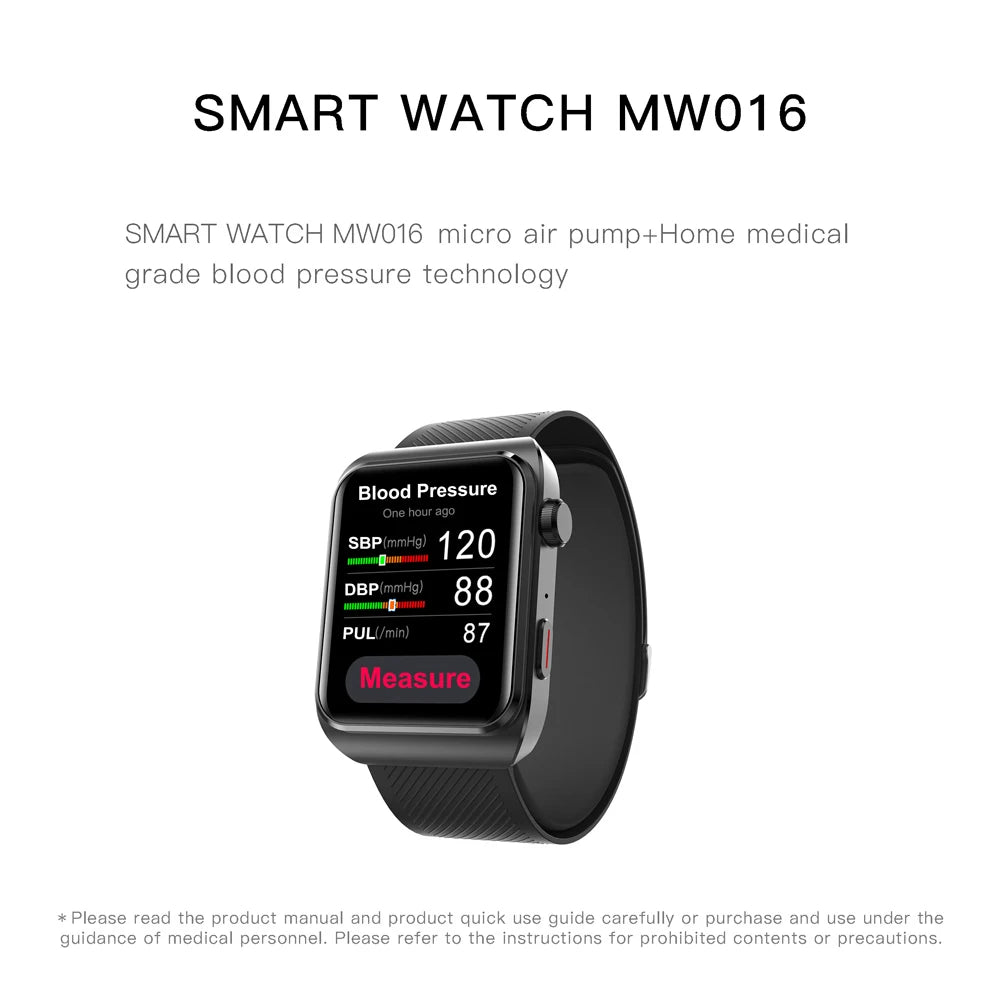 New Technology Support Dynamic Heart Rate Red Blood Oxygen Blood Pressure Monitor Adult Relojes Men Women Smart Watch
